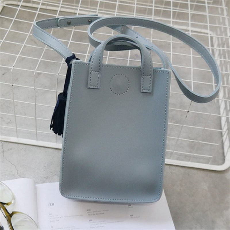 Stílusos Pu Bőr Crossbody Táska 6.5 Hüvelykes Telefontáska Válltáska Nőknek