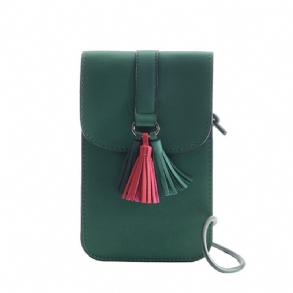 Tassel Stílusos 5.5 Hüvelykes Telefontáska Válltáska Crossbody Táska Pénztárca