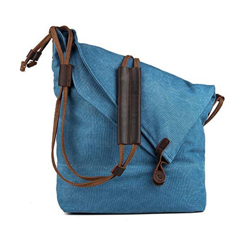 Túlméretes Alkalmi Vászon Crossbody Messenger Bag Uniszex Retro Hobo Táska Férfiaknak És Nőknek