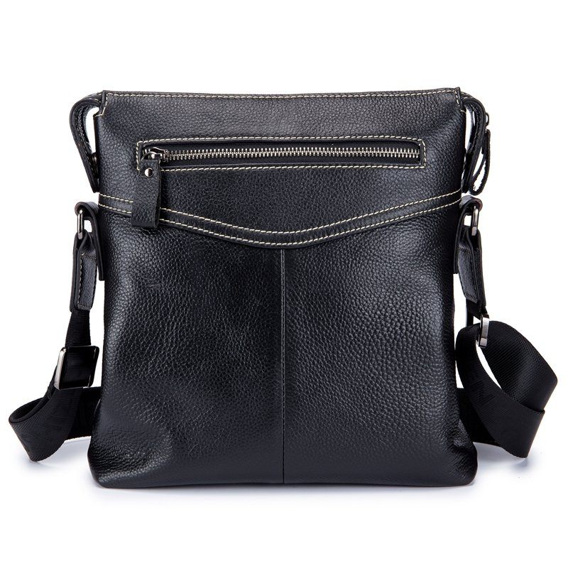 Valódi Bőrből Készült Üzletember Válltáska Crossbody Táska