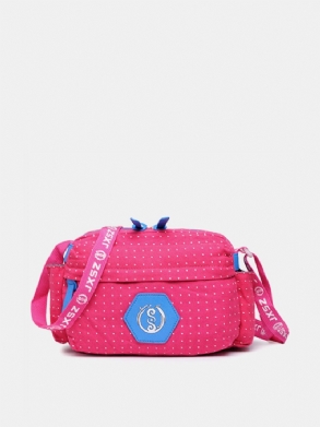 Vászon Casual Sport Travel Könnyű Wave Point Válltáska Crossbody Táskák