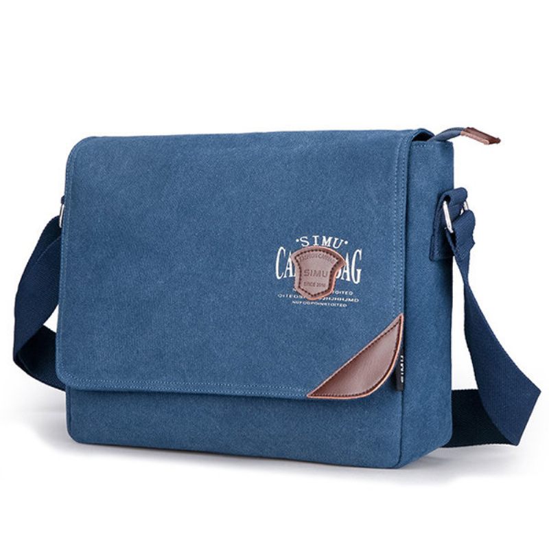 Vintage Canvas Nagy Kapacitású Alkalmi Válltáska Crossbody Táska