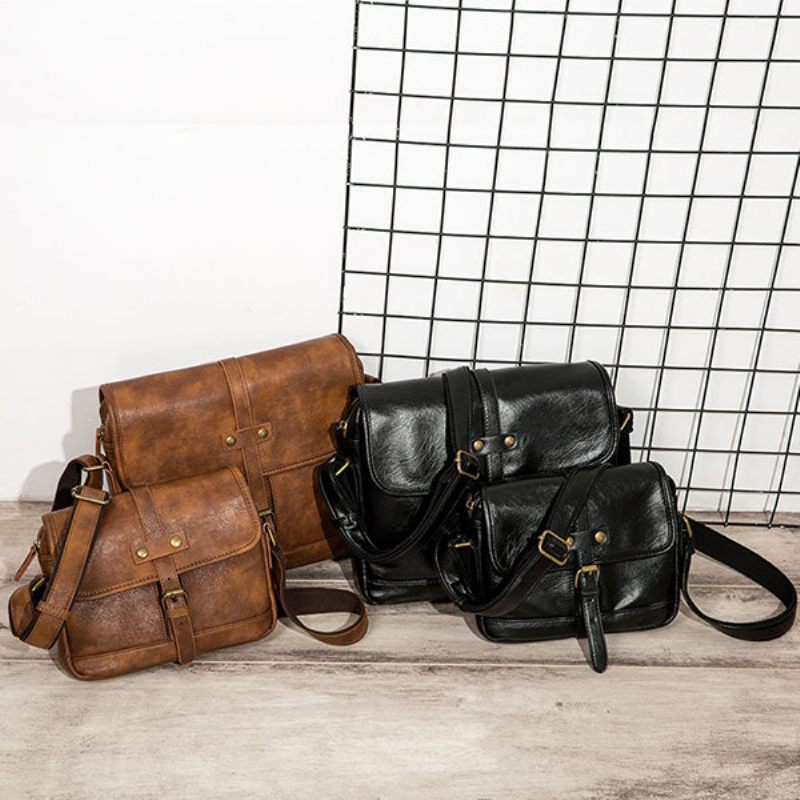 Vintage Casual Messenger Bag Válltáska Crossbody Férfi Táska