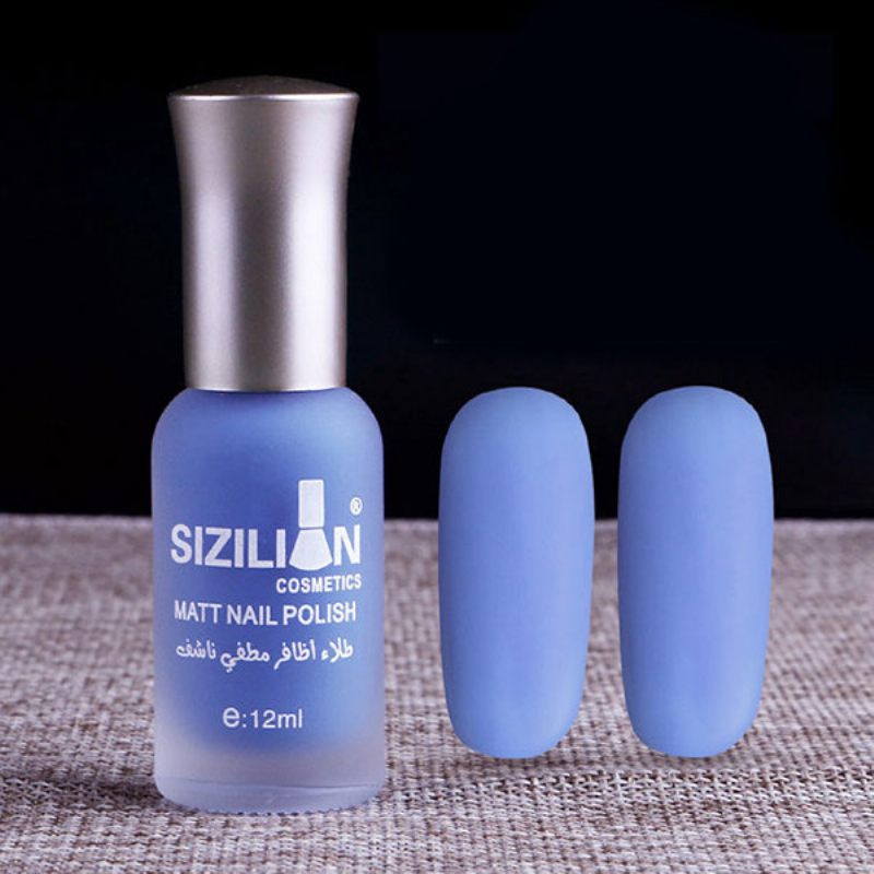 12 Ml-es Matt Körömlakk Flakon Hosszantartó Nails Art Lakk Gyorsan Szárad