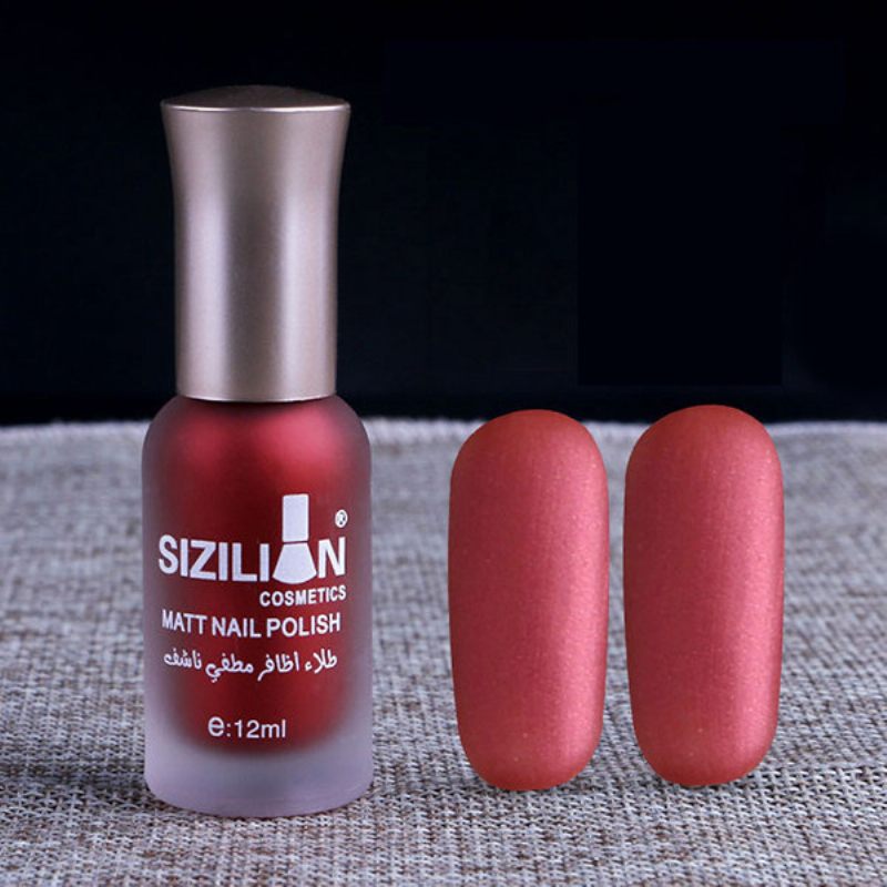 12 Ml-es Matt Körömlakk Flakon Hosszantartó Nails Art Lakk Gyorsan Szárad