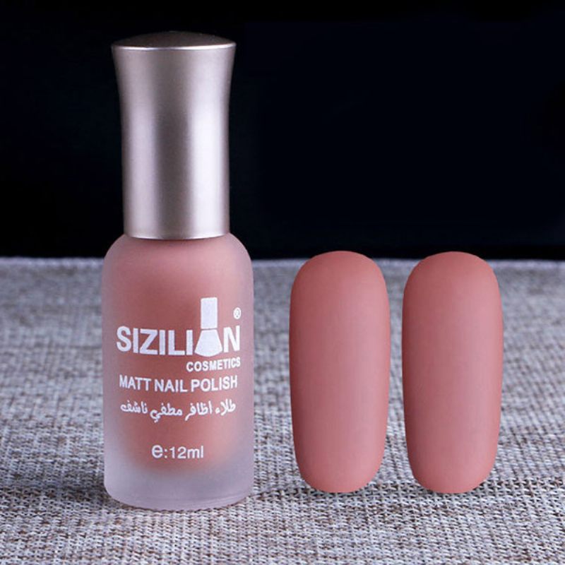 12 Ml-es Matt Körömlakk Flakon Hosszantartó Nails Art Lakk Gyorsan Szárad