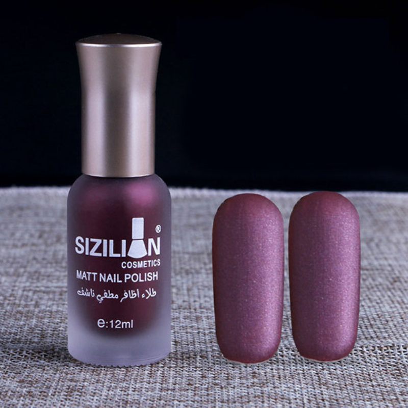 12 Ml-es Matt Körömlakk Flakon Hosszantartó Nails Art Lakk Gyorsan Szárad