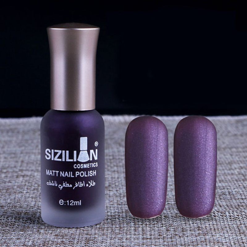 12 Ml-es Matt Körömlakk Flakon Hosszantartó Nails Art Lakk Gyorsan Szárad