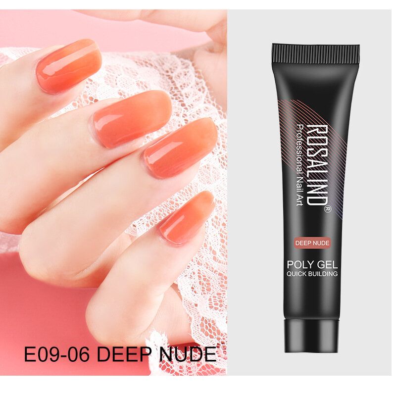 15 Db Nail Quick Extension Gel Kit Crystal Folyékony Fényterápiás Gél Készlet