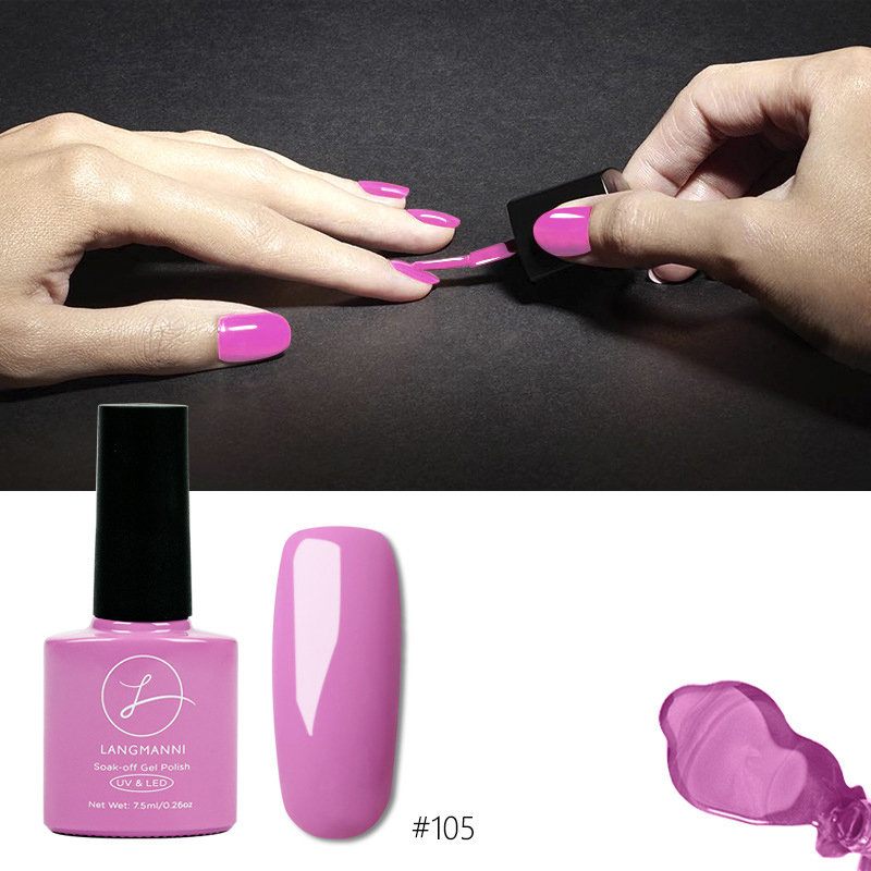 Princess Pink Nail Gel Lakk Leáztatható Uv-zselé Színes Tartós Köröm Gél Barkácsolás Art