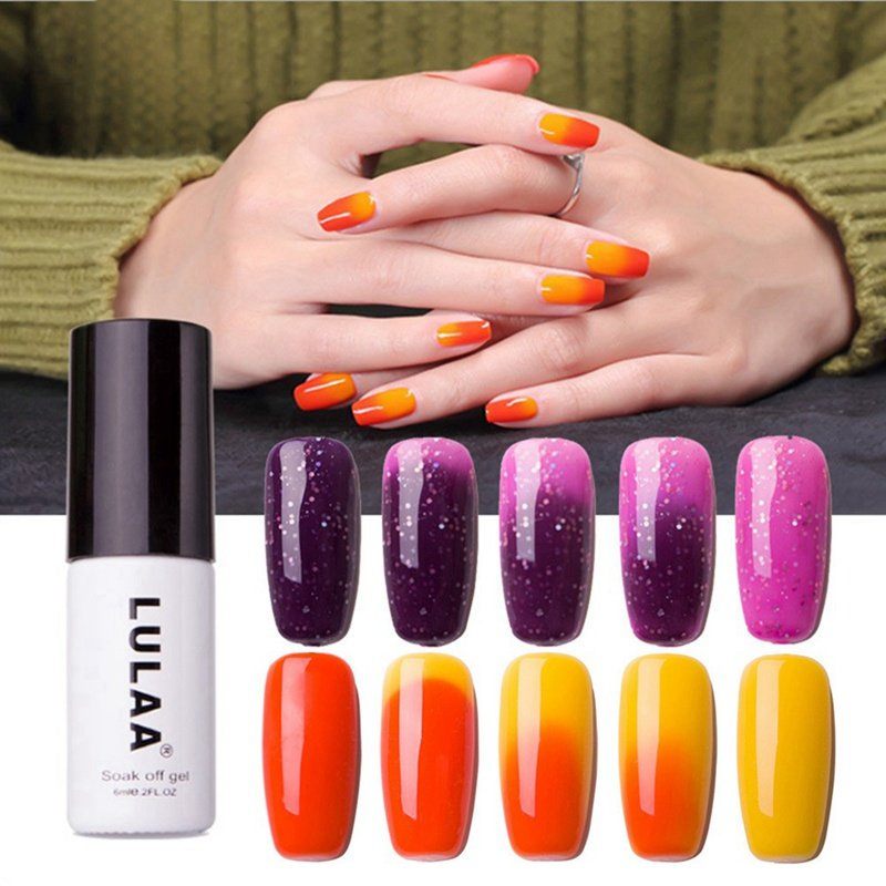 Temperature Gel Körömlakk Tartós Uv Köröm Gél Lakk Need Uv Led Lamp Nail Beauty