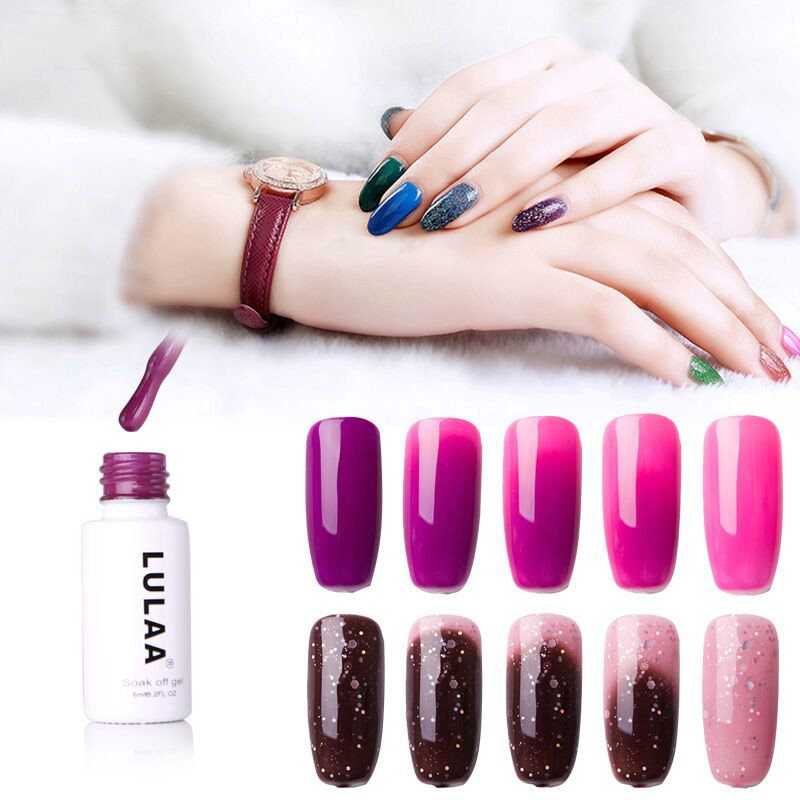 Temperature Gel Körömlakk Tartós Uv Köröm Gél Lakk Need Uv Led Lamp Nail Beauty