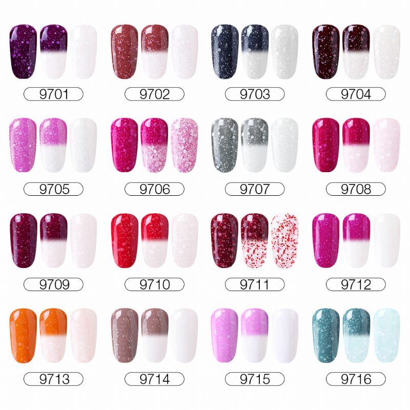 Thermal Uv Gel Nail Art Mood Színváltó Lakk 10ml