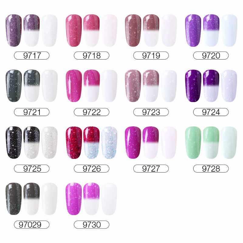 Thermal Uv Gel Nail Art Mood Színváltó Lakk 10ml