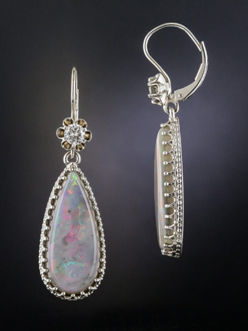 Bohemian Antique Orbo Drop Fülbevaló Csipke Diamonds