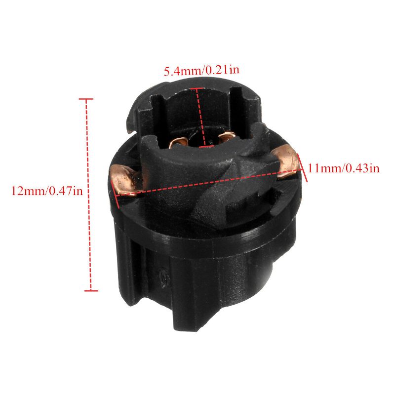 10db T5 Socket Twist Lock Pc74 Műszerfalhoz