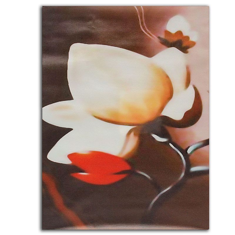4 Db Keret Nélküli Virág Modern Festmény Vászonnyomat Fali Művészeti Kép Nappali Lakberendezés