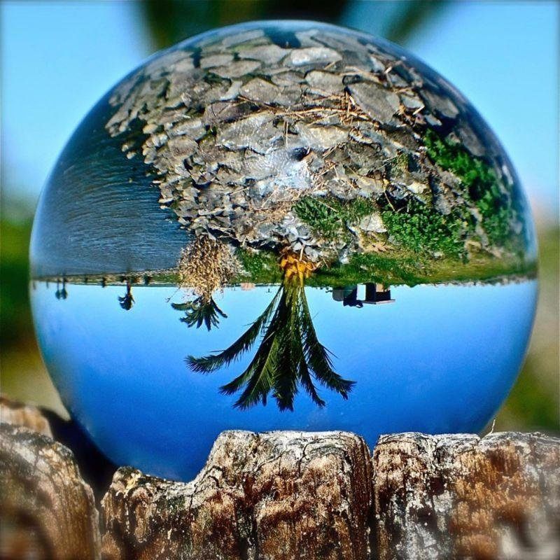 40-120 mm Átlátszó Magic Crystal Ball Gömb Üveg Dekoratív Golyós Fénykép Lakberendezés