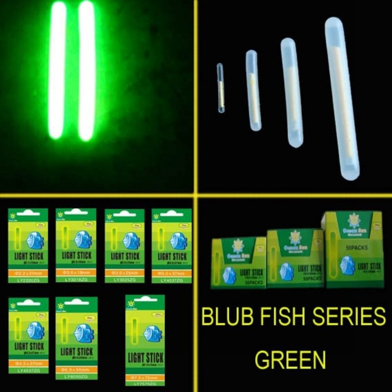 5/100x Fishing Fluoreszkáló Fénypálcika Könnyű Éjszakai Úszó Klip A Sötét Fényű Pálcákon