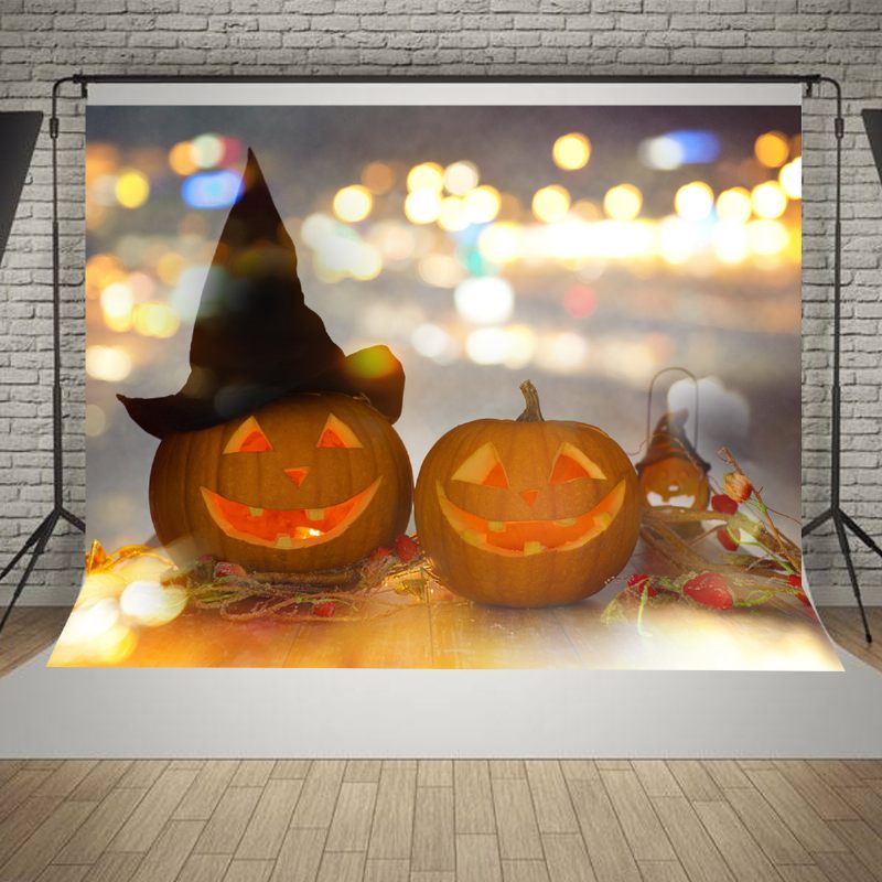 5x7ft Vinyl Halloween Éjszakai Fotózás Háttér Fotóstúdió Otthoni Dekoráció