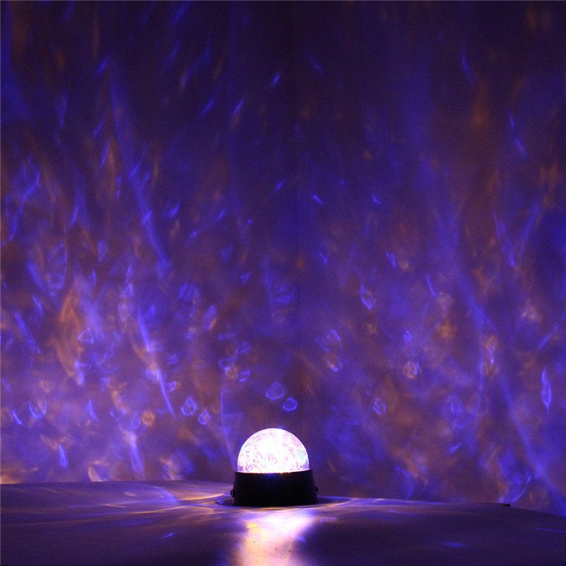 Akkumulátoros Crystal Star Ball Led Mód Éjszakai Fény Vetítő Éjjeli Lámpa Lakásdekor