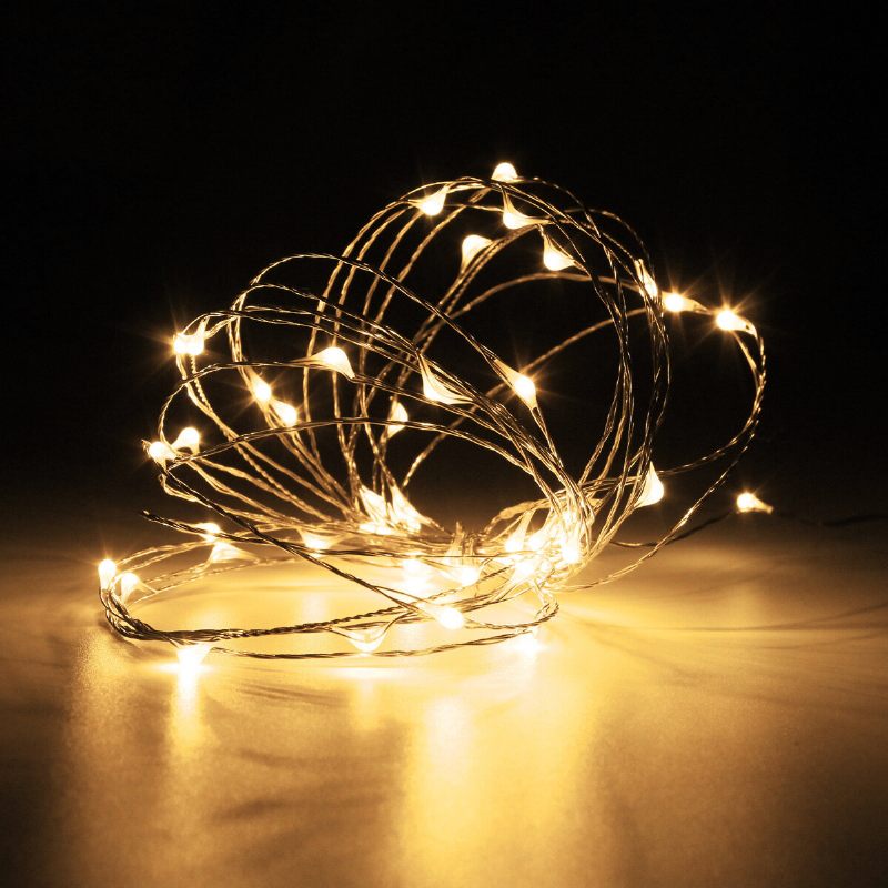 Elemes 5m 50 Led-es Vízálló Rézhuzal Fairy String Light Karácsonyi Távirányító