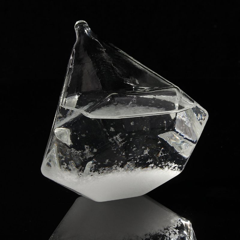 Időjárás Előrejelzés Crystal Storm Glass Kreatív Lakberendezés Karácsonyi Ajándék Gyémánt Alakú