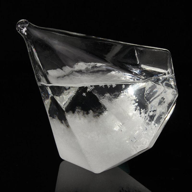 Időjárás Előrejelzés Crystal Storm Glass Kreatív Lakberendezés Karácsonyi Ajándék Gyémánt Alakú