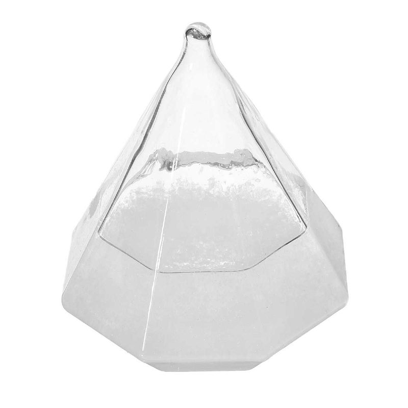 Időjárás Előrejelzés Crystal Storm Glass Kreatív Lakberendezés Karácsonyi Ajándék Gyémánt Alakú