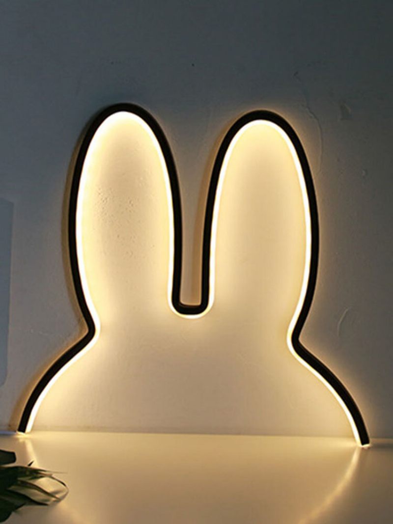 Ins Nordic Style Gyermek Dekoráció Kreatív Led Lámpa Rabbit Night Light