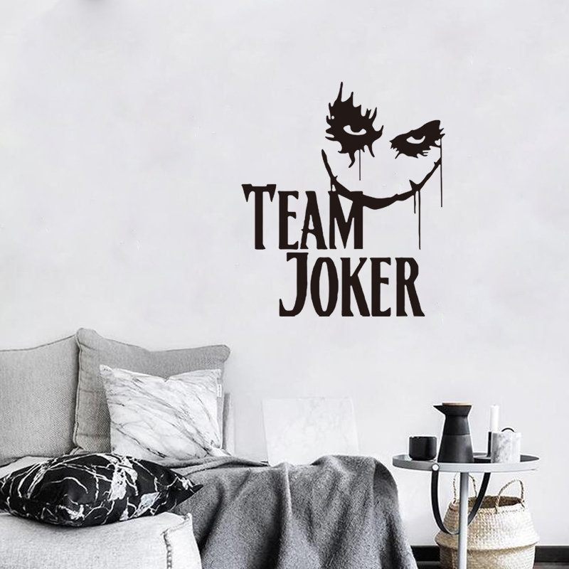 Miico Team Joker Halloween Matrica Falmatrica Dekoráció Szoba