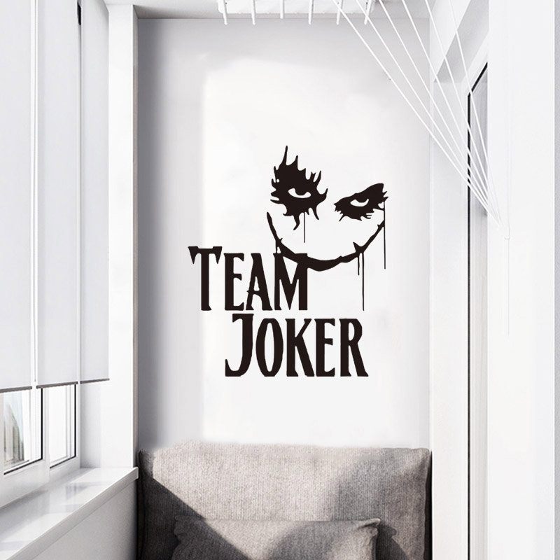 Miico Team Joker Halloween Matrica Falmatrica Dekoráció Szoba