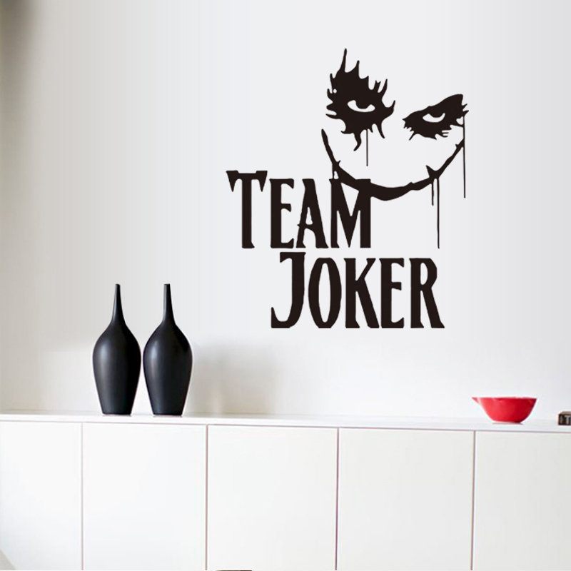 Miico Team Joker Halloween Matrica Falmatrica Dekoráció Szoba