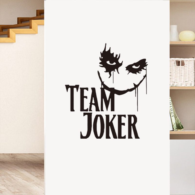 Miico Team Joker Halloween Matrica Falmatrica Dekoráció Szoba