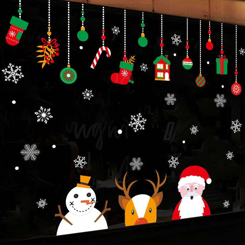 Miico Xh9294 Karácsonyi Matrica Lakberendezési Ablak- És Falmatricabolt Dekorációs