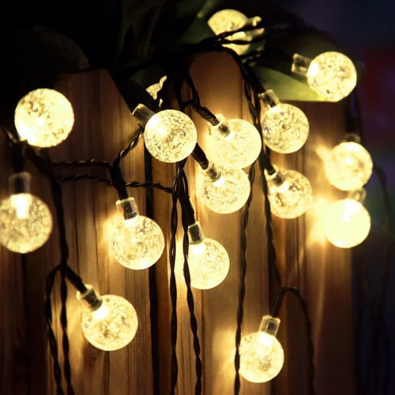 Solar 30 Led Kültéri Vízálló Party String Fairy Light Festival Ambience Lights