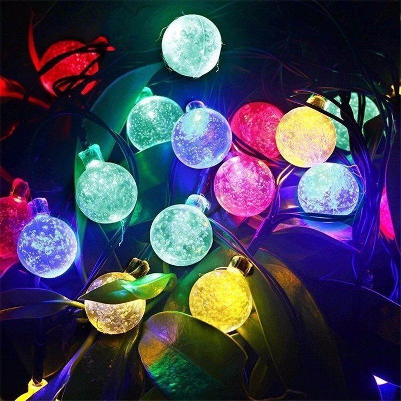 Solar 30 Led Kültéri Vízálló Party String Fairy Light Festival Ambience Lights