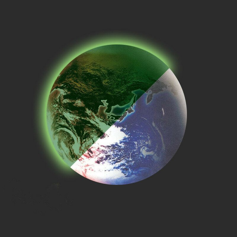 Világító Solar System Matrica Planet Hálószoba Nappali Levehető Dekoratív Fali Matricák