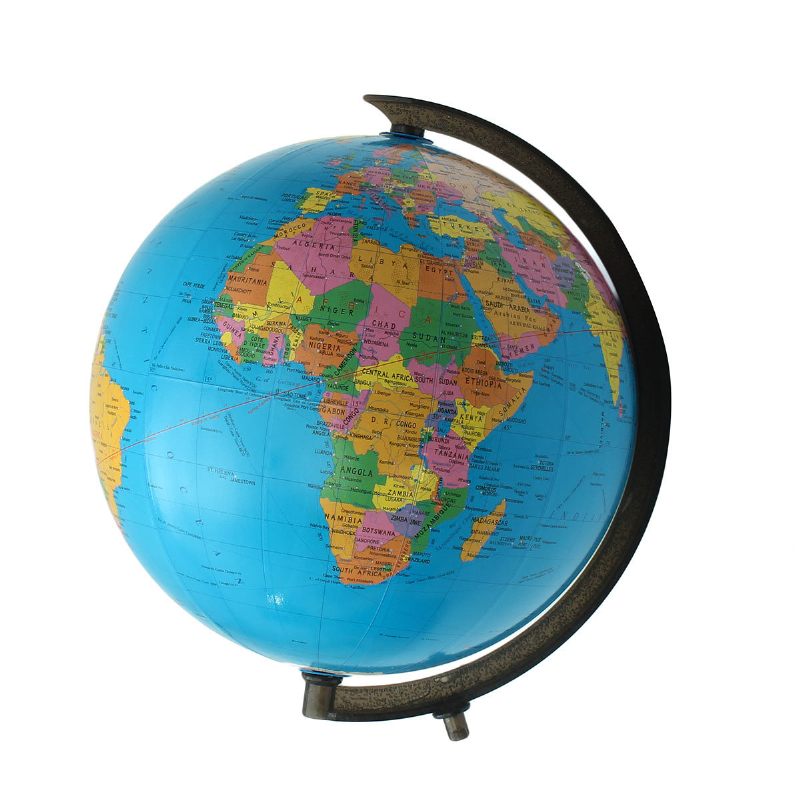 World Globe Atlasz Térkép Állvánnyal Gyerekek Oktatási Lakberendezési Iskolai Irodaszerek