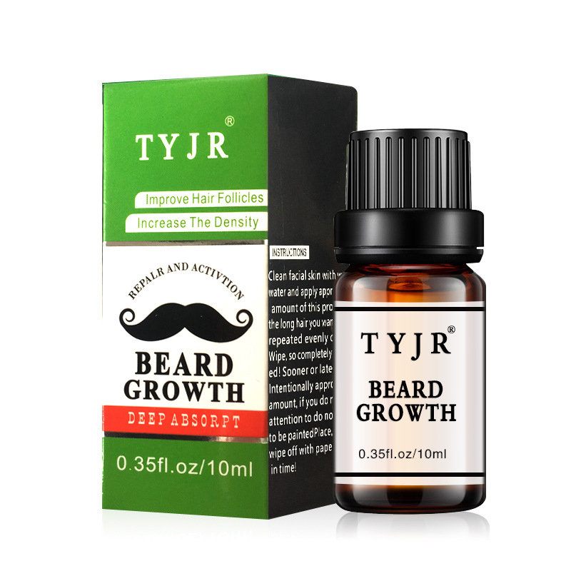 10 Ml Férfi Szakállnövelő Olaj Ápoló Hidratáló Improve Frizz Beard Szempillák Tápláló Folyadék