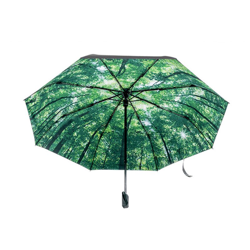 Napvédő Uv-álló Fekete Esernyők - Három Összecsukható