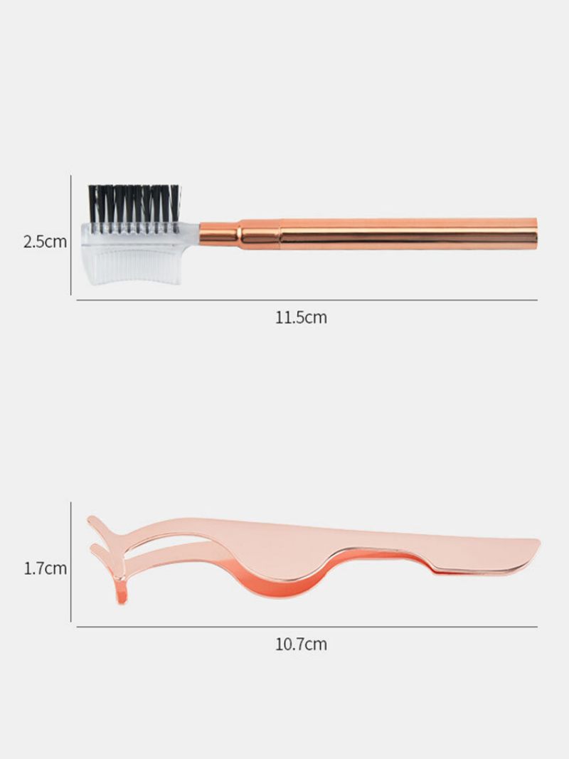 4 Db Szemöldökvágó Szett Szemöldökfésű Szempilla Göndörítő Szépségápolási Eszköz