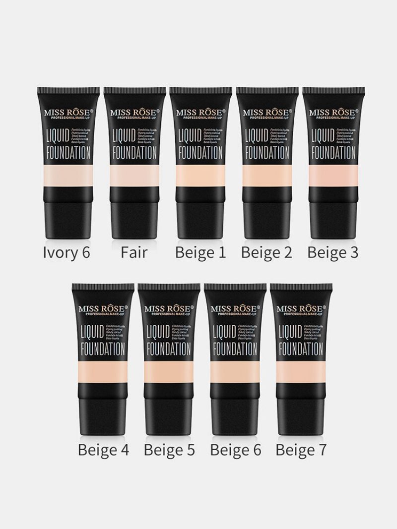 9 Színű Face Liquid Foundation Teljes Fedőképességű Vízálló Arckorrektor Krém