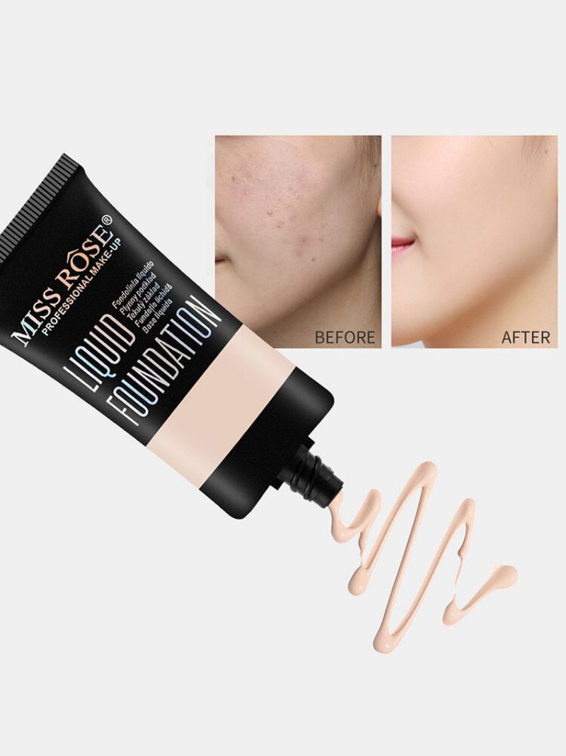 9 Színű Face Liquid Foundation Teljes Fedőképességű Vízálló Arckorrektor Krém