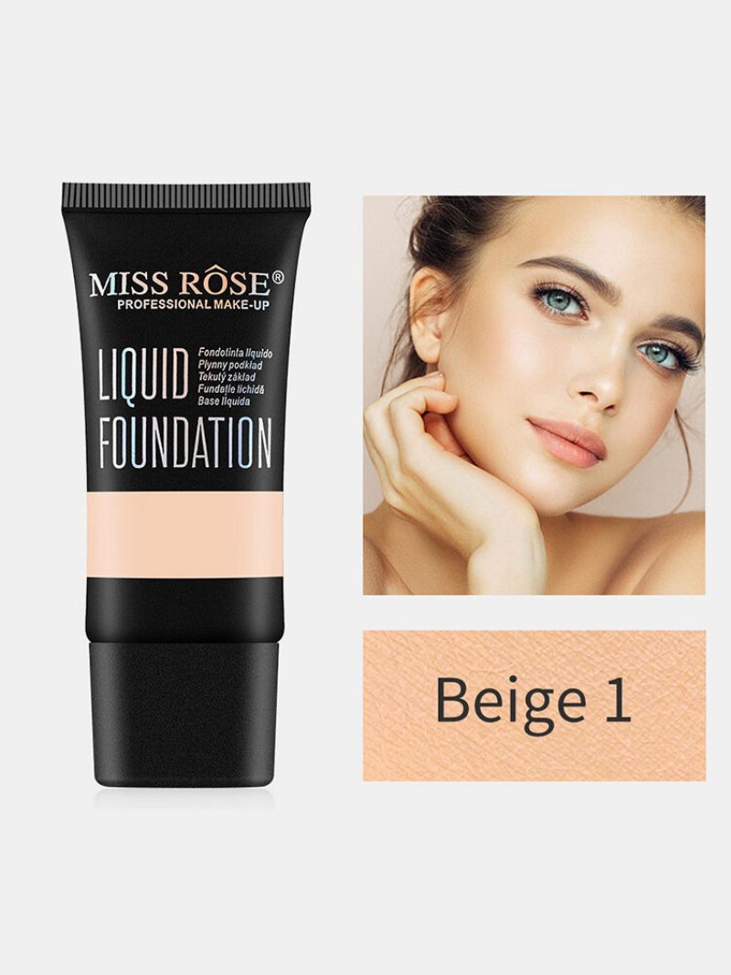 9 Színű Face Liquid Foundation Teljes Fedőképességű Vízálló Arckorrektor Krém