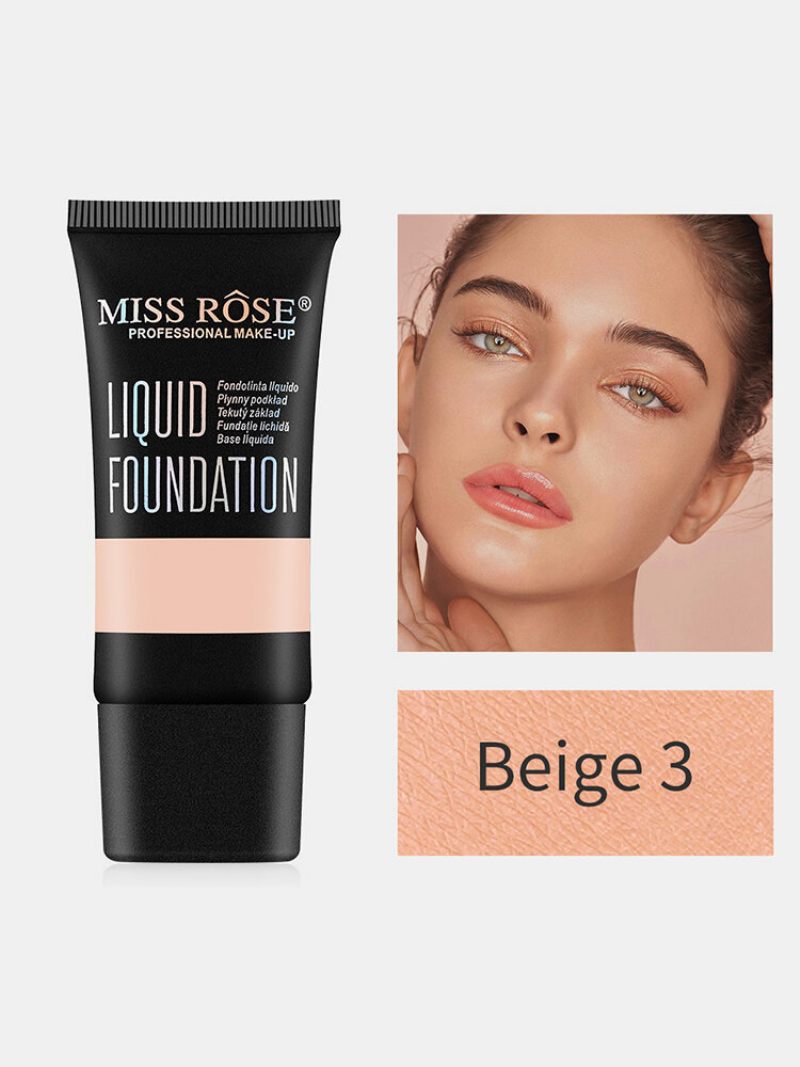 9 Színű Face Liquid Foundation Teljes Fedőképességű Vízálló Arckorrektor Krém