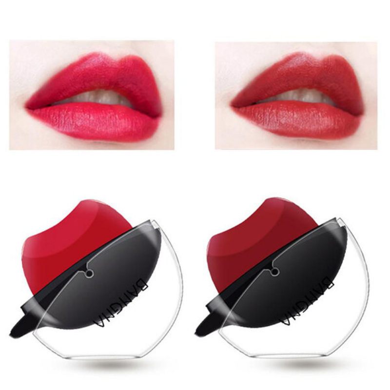 Bangna Lip Shape Hidratáló Rúzsok Kozmetikai Hosszantartó Batom Pigment Red Lips Stick Stamp