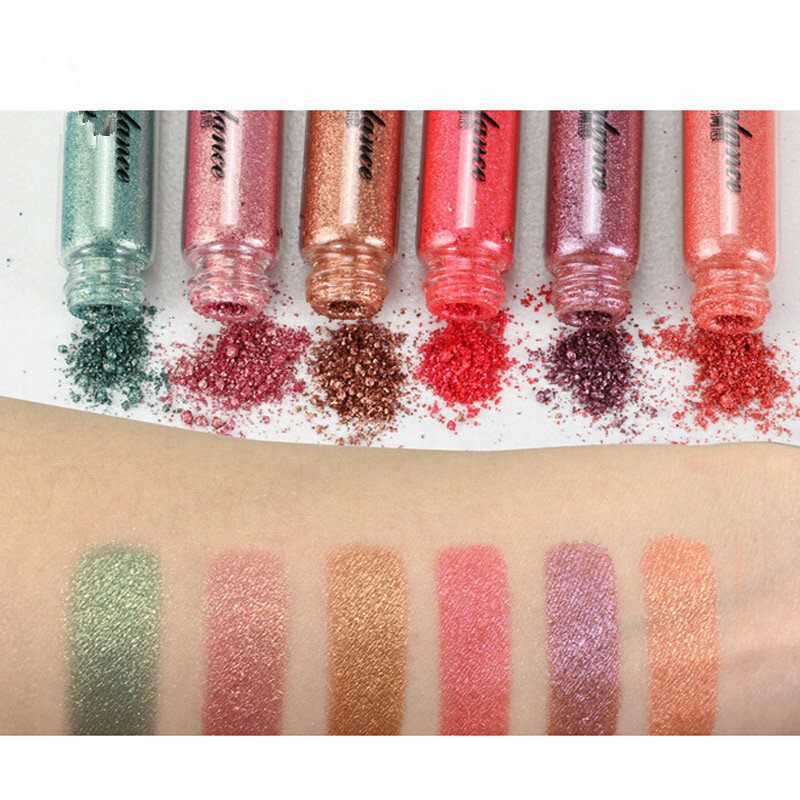 Calance Diamond Mermaid Glitter Szemhéjpúder Villanó Púder Pigment Vízálló Hosszan Tartó 6 Szín