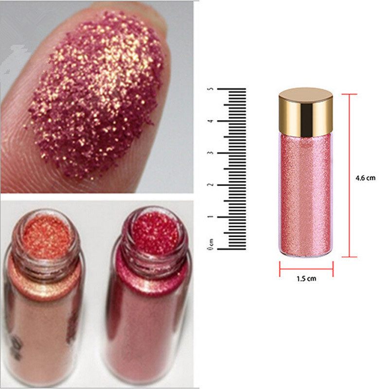 Calance Diamond Mermaid Glitter Szemhéjpúder Villanó Púder Pigment Vízálló Hosszan Tartó 6 Szín