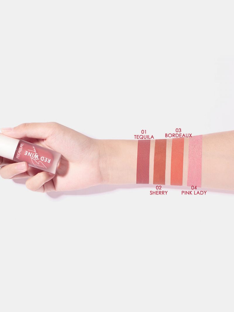 Folyékony Arcpirosító Kontúr Smink Matt Hosszantartó Brightening Rouge Blush